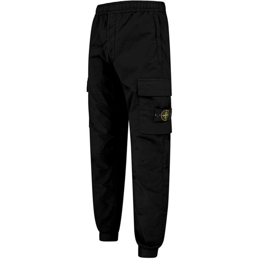 Stone Island Cargo Trousers - Black